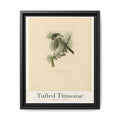 Tufted Titmouse bird wall art — gallery-wrapped canvas | Perch & Pine